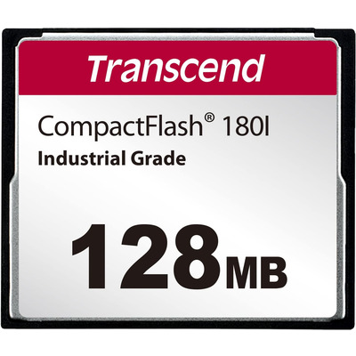 Карта памяти CompactFlash Transcend TS128MCF180I 128 МБ SLC NAND для промышленных систем Изображение