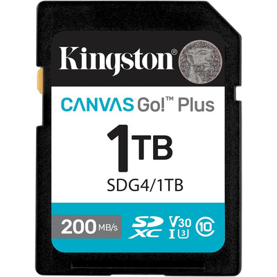 Карта пам'яті Kingston SD 1TB C10 UHS-I U3 V30 швидкість читання 200 МБ/с Карта пам'яті Kingston SD 1TB C10 UHS-I U3 V30 швидкість читання 200 МБ/с Зображення