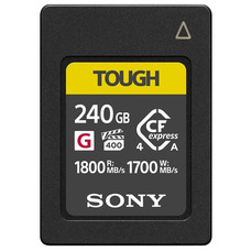 Карта пам’яті Sony CFexpress Type A 240GB Tough, читання 1800 МБ/с, запис 1700 МБ/с Зображення