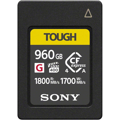 Карта памяти Sony CFexpress Type A 960 ГБ Tough, 1800 МБ/с, PCIe Gen4 Карта памяти Sony CFexpress Type A 960 ГБ Tough, 1800 МБ/с, PCIe Gen4 Изображение