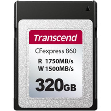 Карта пам’яті Transcend CFexpress 320 ГБ Type B швидкість 1750/1500 МБ/с Зображення