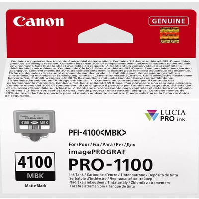 Картридж Canon PFI-4100 Matte Black 80 мл для imagePROGRAF PRO-1100 Изображение