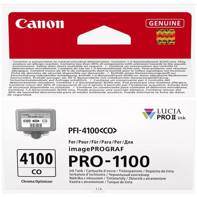 Картридж Canon PFI-4100 Red для принтера imagePROGRAF PRO-1100, 80 мл, пігментні чорнила Зображення