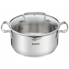 Кастрюля Tefal Duetto+ G7194456 2.9 л с крышкой, нержавеющая сталь Изображение