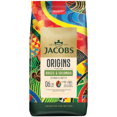 Кофе в зернах L'OR South America Blend 1 кг 100% арабика мягкий вкус Изображение