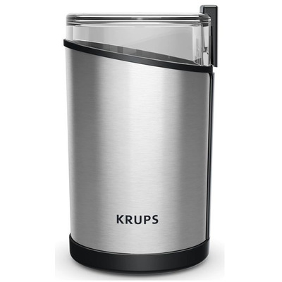 Кавомолка Krups GX204D10 200 Вт ножового типу, 85 г, срібляста Зображення