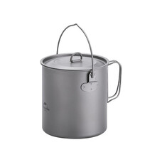 Казанок Naturehike NH18T303-C титановий 1250 мл з двома ручками Зображення