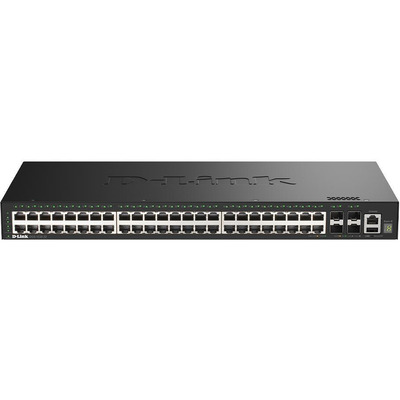 Управляемый коммутатор D-Link DGS-1530-52, 48xGigabit Ethernet, 4x10G SFP+, стек Изображение