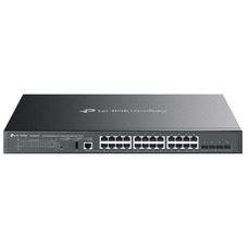Керований комутатор TP-Link SG5428XMPP 24xPoE+ 4xSFP+ L3 500Вт Зображення
