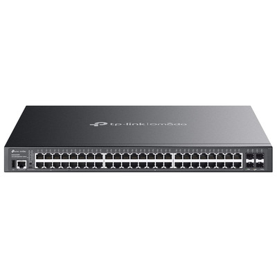 Керований комутатор TP-Link SG5452XMPP 48xGE PoE++ 4xSFP+ L3 770Вт Зображення