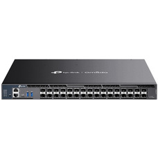 Керований комутатор TP-Link SG6432YF 26xSFP+ 6xSFP28 L3, стекування, резервне живлення Зображення