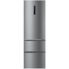 Холодильник многодверный Haier HTR3619ENMN, инверторный, серебристый, 330 л, A++, 3 двери Изображение