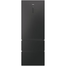 Холодильник многодверный Haier HTW7720ENPT, 483 л, черный, A++, No Frost, инверторный Изображение
