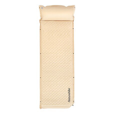 Самонадувающийся коврик Naturehike CNK2300DZ014 60 мм с подушкой, бежевый Изображение