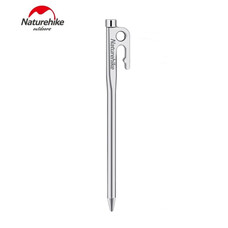 Кілок стальний Naturehike NH19PJ014 35 см зі сталі 420, сірий Зображення