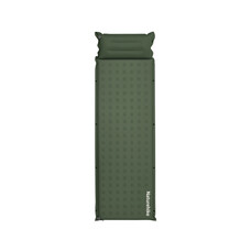 Надувной коврик с подушкой Naturehike CNK2550WS025, 200x65 см, 30 мм, зелёный Изображение