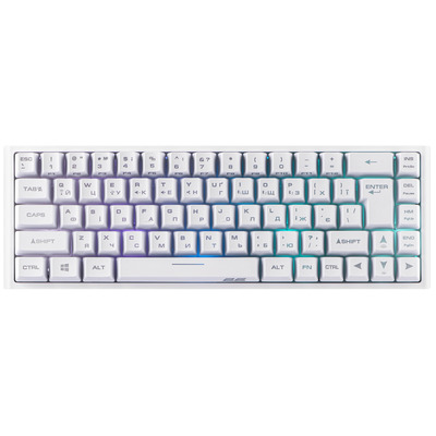 Клавиатура 2E Gaming KG360 беспроводная 65% RGB 68 клавиш белая Изображение