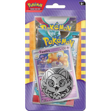 Колекційна карткова гра Pokemon TCG Scarlet & Violet Espathra 2 Pack Blister, промокарта, монета, 2 бустери Зображення
