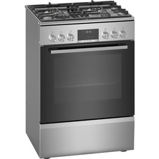 Комбинированная плита Bosch HXS59AI51Q газовая поверхность, электродуховка, 66 л, WOK, A Изображение