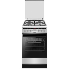 Комбинированная плита Hansa FCMS582297 62 л, чугунные решетки, газ-контроль, дисплей Изображение