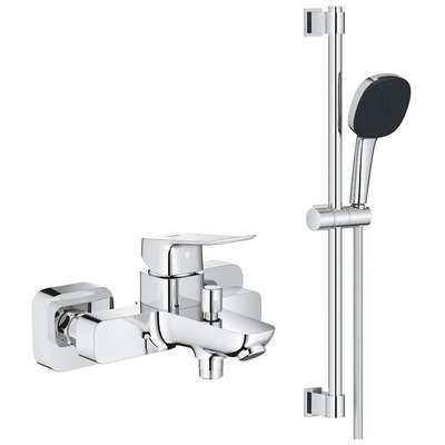 Комплект для ванни Grohe QuickFix Dice & Vitalio Comfort, хром, настінний монтаж, 3 режими душу Зображення