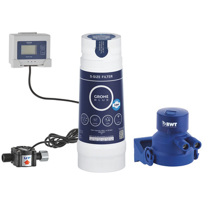 Комплект фільтрації води Grohe Blue S з головкою та витратоміром, ресурс 600 л Зображення