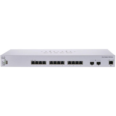 Комутатор Cisco Catalyst 1300-12XT-2X керований, 12×1G/10G, 2×10G SFP+ Зображення