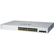 Коммутатор Cisco CBS220-24P-4X-EU 24xGE PoE 4xSFP+ металлический корпус Изображение