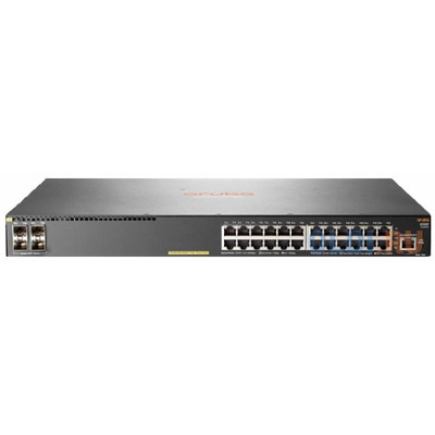 Комутатор HPE Aruba 2930F 24xGE PoE+ 4xSFP модульний, керований Зображення