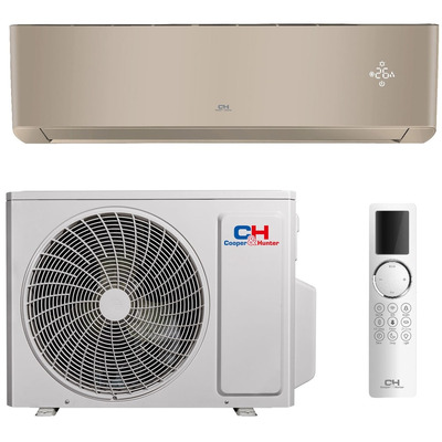 Кондиціонер Cooper&Hunter Supreme Continental 18 інверторний, Wi-Fi, R32, 55м², золотий Зображення