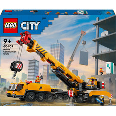 Конструктор LEGO City 60409 жовтий мобільний будівельний кран, 1116 деталей Зображення