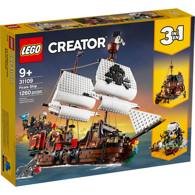 Конструктор LEGO Creator 3-в-1 Піратський корабель 31109, 1264 деталі Зображення