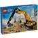 Конструктор LEGO City 60420 – жовтий будівельний екскаватор Зображення