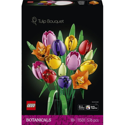 Конструктор LEGO Botanicals Tulip Bouquet 11501, 576 деталей, разноцветный Изображение
