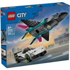 Конструктор LEGO City 60489 реактивний літак і суперкар, 259 деталей Зображення