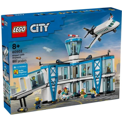 Конструктор LEGO City Аэропорт с самолетом 60502, 887 деталей, 8+ Изображение