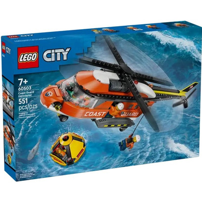 Конструктор LEGO City Гелікоптер берегової охорони 60503, 551 деталь, 7+ Зображення