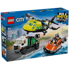 Конструктор LEGO City Remix 60505 літак вантажівка судно 990 деталей Зображення