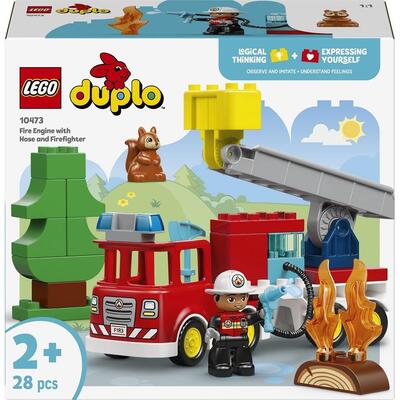 Конструктор LEGO DUPLO Town 10473 пожарная машина со шлангом, 28 деталей Изображение