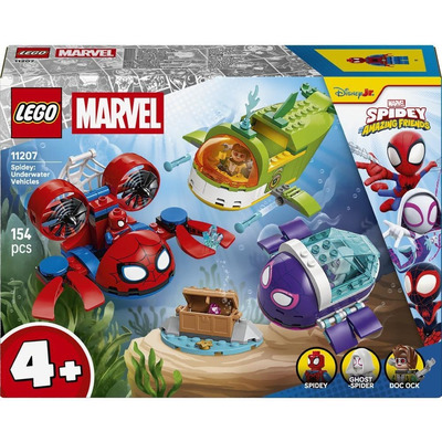 Конструктор LEGO Marvel Spidey: Подводные транспортные средства 154 детали Изображение