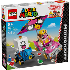 Конструктор LEGO Super Mario Mario Kart – Wario та King Boo, 512 деталей Зображення