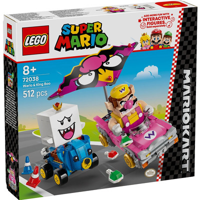 Конструктор LEGO Super Mario Mario Kart – Wario та King Boo, 512 деталей Зображення