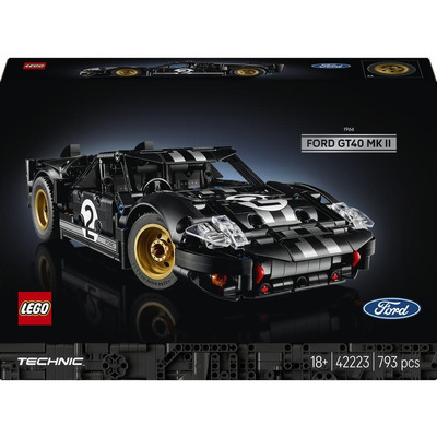 Конструктор LEGO Technic Ford GT40 MKII 1966, 793 деталей, чорний Зображення