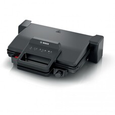 Контактний гриль Bosch TCG3323 2000 Вт, знімні керамічні пластини, 5 режимів, чорний Зображення