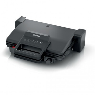 Контактний гриль Bosch TCG3323 2000 Вт, знімні керамічні пластини, 5 режимів, чорний Зображення