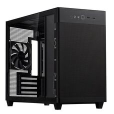 Корпус ASUS Prime AP201 черный, стеклянная панель, Small Tower, micro-ATX Изображение