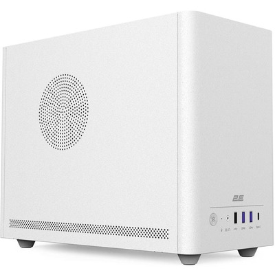 Корпус для комп’ютера 2E Credo Metal V300W Mini Tower білий, USB Type-C, 2xUSB 3.0, сталь 0.8 мм Зображення