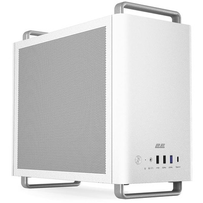 Корпус для ПК 2E Credo Mesh V300W-MH Mini Tower, белый, сталь 0.8 мм, без БП Изображение