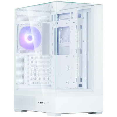 Корпус PC Zalman P40 Prism без блока живлення, TG-панелі, ARGB, білий Зображення
