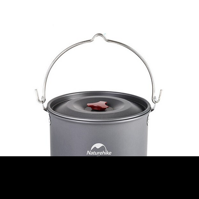 Котел Naturehike Camping NH20CJ009 6 л антипригарный серый Изображение